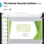 9th Lecture on Dimensions of Human Security Scheduled on 10th June, 2021