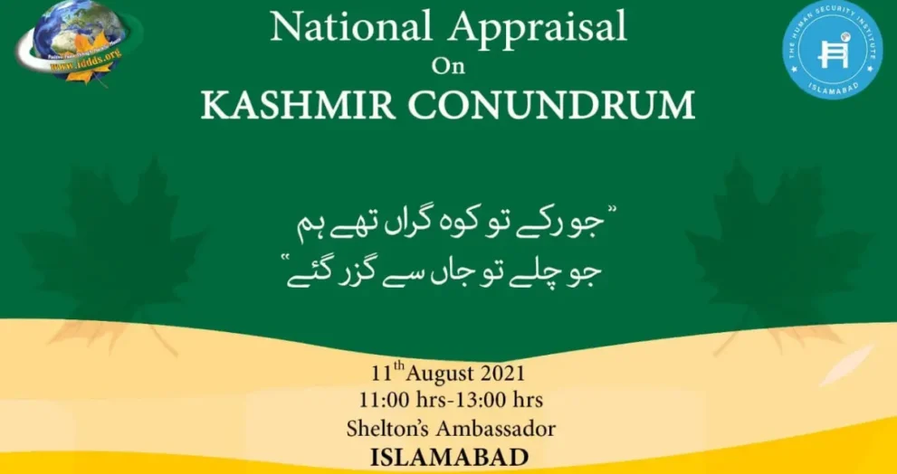 National Appraisal on Kashmir Conundrum