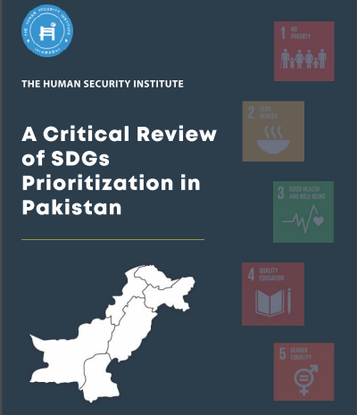 a critical review of SDGs Prioritization in Pakistan